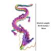 35.4in Large 3D Printed Dragon Toy with Gift Box - Flexible Articulated Dragon Action Figure for Creative Play or Desk Decor Display - Unique Gift for Kids & Stress Relief Toys Adults (Random Rainbow) view 2