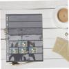 OFFSCH 10-Piece Stamp Collecting Album Inserts Coin Holder Storage Pages Waterproof Stamp Storage for Collectors and Enthusiasts view 2