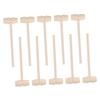 BRIGHTFUFU 25PCS Wooden Mallet Hammer Set for Boys and Girls Natural Wood Toy Hammers for Crab and Lobster Shellfish for Educational Play and Birthday Party Games view 1
