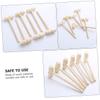 BRIGHTFUFU 25PCS Wooden Mallet Hammer Set for Boys and Girls Natural Wood Toy Hammers for Crab and Lobster Shellfish for Educational Play and Birthday Party Games view 3