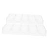 Abaodam Acrylic Poker Chip Tray Holder for Game Night 2pcs Storage Box Multi-Function Chip Organizer for Parties and Tournaments view 1