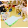 BESPORTBLE Handheld Sand Tray with Lid Portable Sandbox Storage Box for and Reusable Organizer for Beach Adventures and Backyard Play view 2
