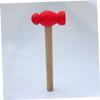 FOYTOKI 3Pcs Wooden Hammer for Simulation Hammers for Creative Play and Learning for Home Decoration and Parent Interaction view 3