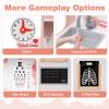 HONEY JOY Kids Wooden Doctor Play Set, 2 In 1 Checkup Medical Office Center & Vet Clinic Station, Exam Area & Interactive Accessories, X-Ray, Toddler Pretend Hospital Playset Kit for Boys Girls (Pink) view 3