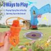 MOMSBIEND 7 Pack Launching Toy Flying Disc Shooters for Kids,Cyclone Gyro Launcher Flying Saucer Ejection Spinning Top Indoor & Outdoor Play for Kids Ages 5+,Cat Propellers,Interactive Cat Toy view 2