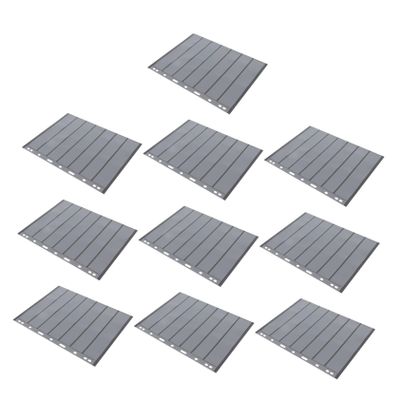 HONMEET 10Pcs Stamp Collecting Album Pages Standard Row Double Sided for Coin and Stamp Collectors and Lightweight Organizer for Easy Viewing and Storage