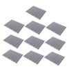 HONMEET 10Pcs Stamp Collecting Album Pages Standard Row Double Sided for Coin and Stamp Collectors and Lightweight Organizer for Easy Viewing and Storage view 1