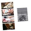 HONMEET 10Pcs Stamp Collecting Album Pages Standard Row Double Sided for Coin and Stamp Collectors and Lightweight Organizer for Easy Viewing and Storage view 4