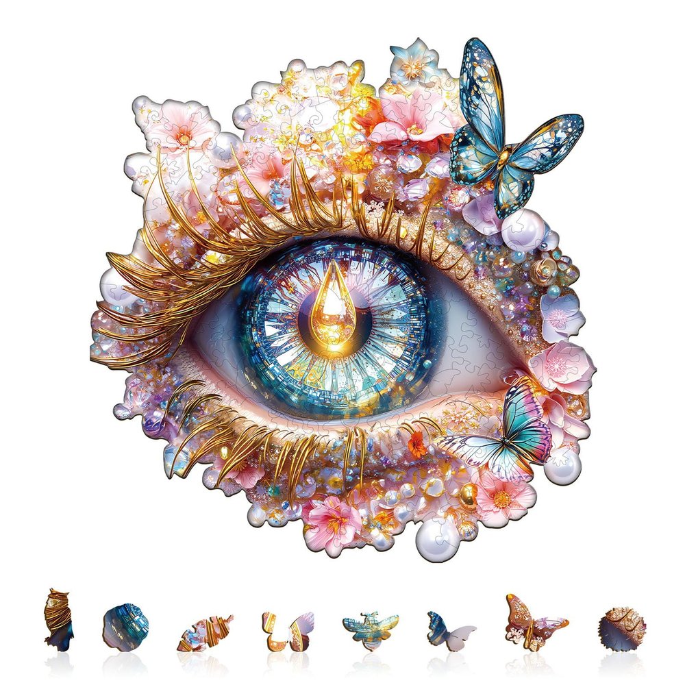 Jollitot Eden Eye Puzzles Adults Gifts Wooden 240 Pieces 13.4 * 12.4in