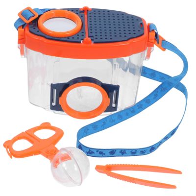 BESTonZON 1Set Observation Magnifier Container Transparent Box with Insert Viewer for Nature Exploration Enhances Learning and Imagination for Collecting