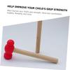 HANABASS 3Pcs Hammer Realistic Pounding Hammers Mallet Mallet Claw Hammer for Pretend Play Educational Fun and Birthday view 4