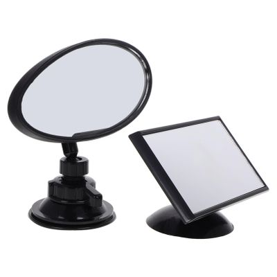 ABOOFAN 1Set Car Mirror with Suction Cup Adjustable Rearview Mirror for Backseat Safety High Definition Clarity Easy Installation Versatile Use Cars Strollers
