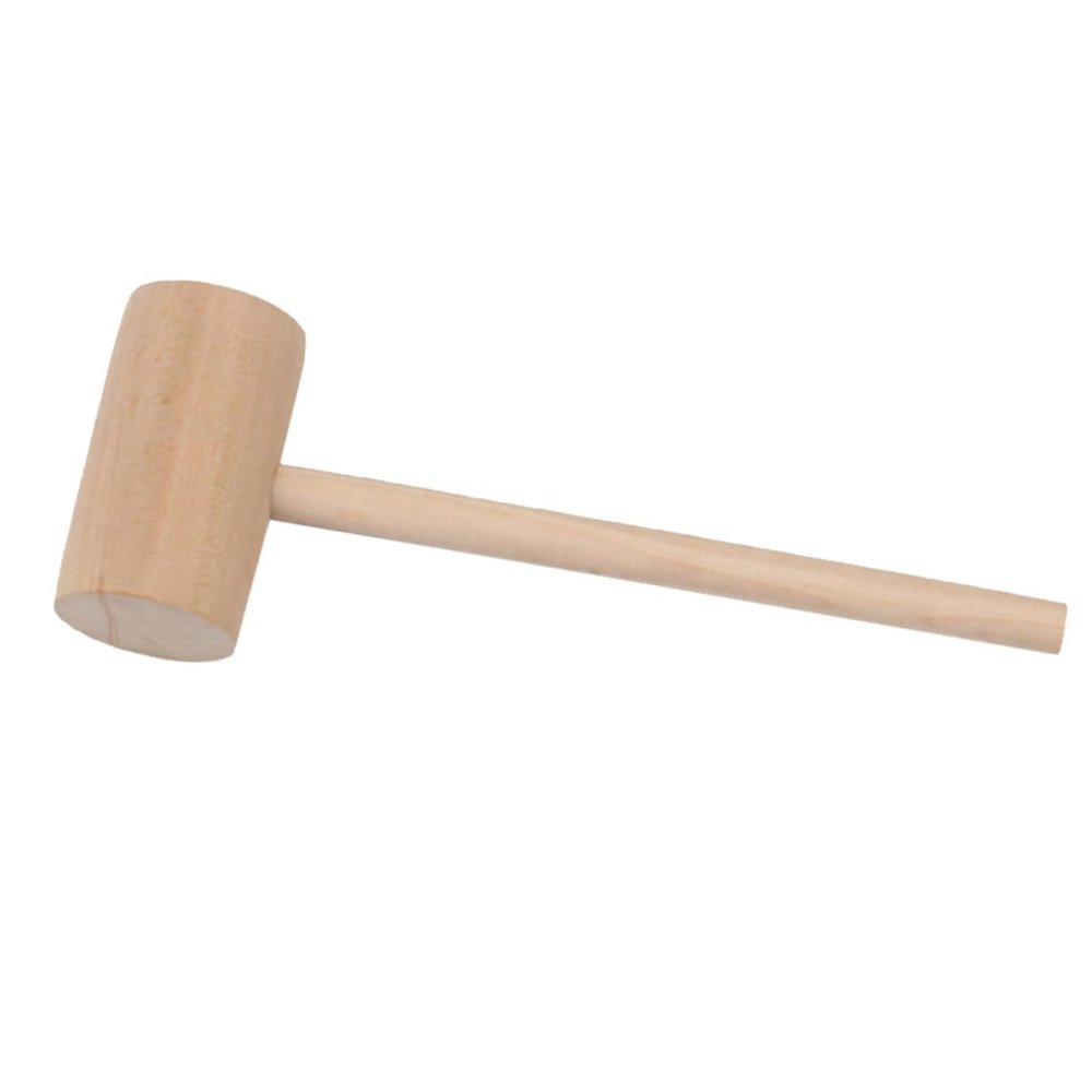 FOYTOKI 12Pcs Mini Solid Wood Hammers for Educational for Hammering Pounding Durable Safe Design for Home Decoration Playtime Activities