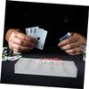 GALPADA Acrylic Poker Chip Tray Holder 2pcs Poker Chip Organizer for Game Night for Home Use view 2