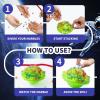 Marble Balance Board Game with 60 Glass Marbles & Storage Base - Fun Family Board Game for Kids & Adults, St. Patrick Party Game for 1-4 Players | Educational STEM Toy & Birthday for Kids Ages 8-12 view 3