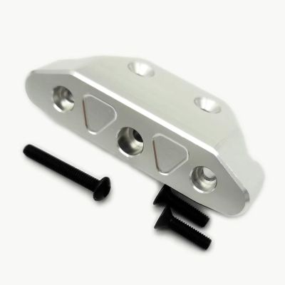 BOQEXSS for Traxxas for Rustler 4x4 6823 6737 Aluminum Rear Bumper Mount Upgrade Parts Repair Replacement Accessories Rc Bumpers(Red)