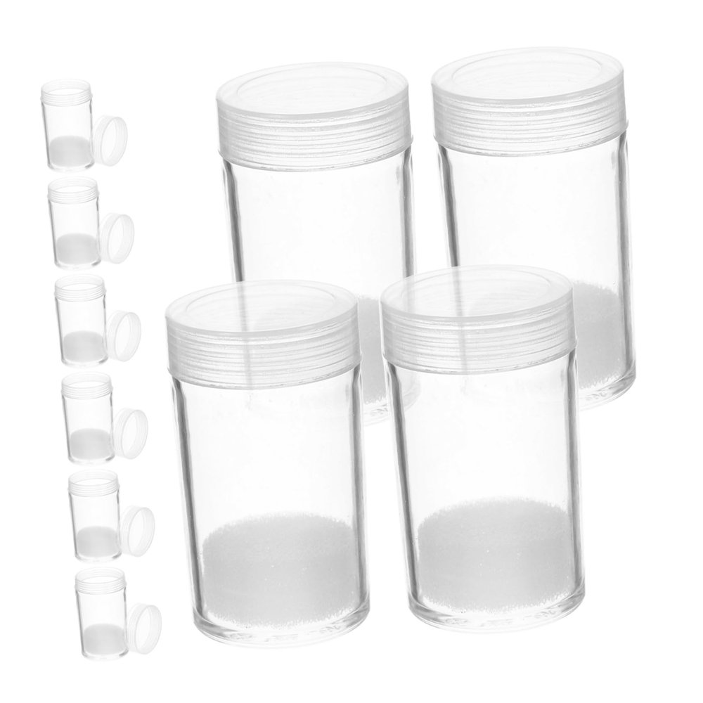 Gadpiparty 20-Piece Coin Storage Tube Set Airtight Plastic Coin Holders for Collectors