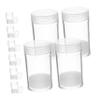 Gadpiparty 20-Piece Coin Storage Tube Set Airtight Plastic Coin Holders for Collectors view 1