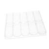 JOINPAYA 2Pcs Transparent Poker Chip Holder Multi Grid Storage Tray for Easy Access and Organization Design for Poker Chips and Desktop Sundries view 1