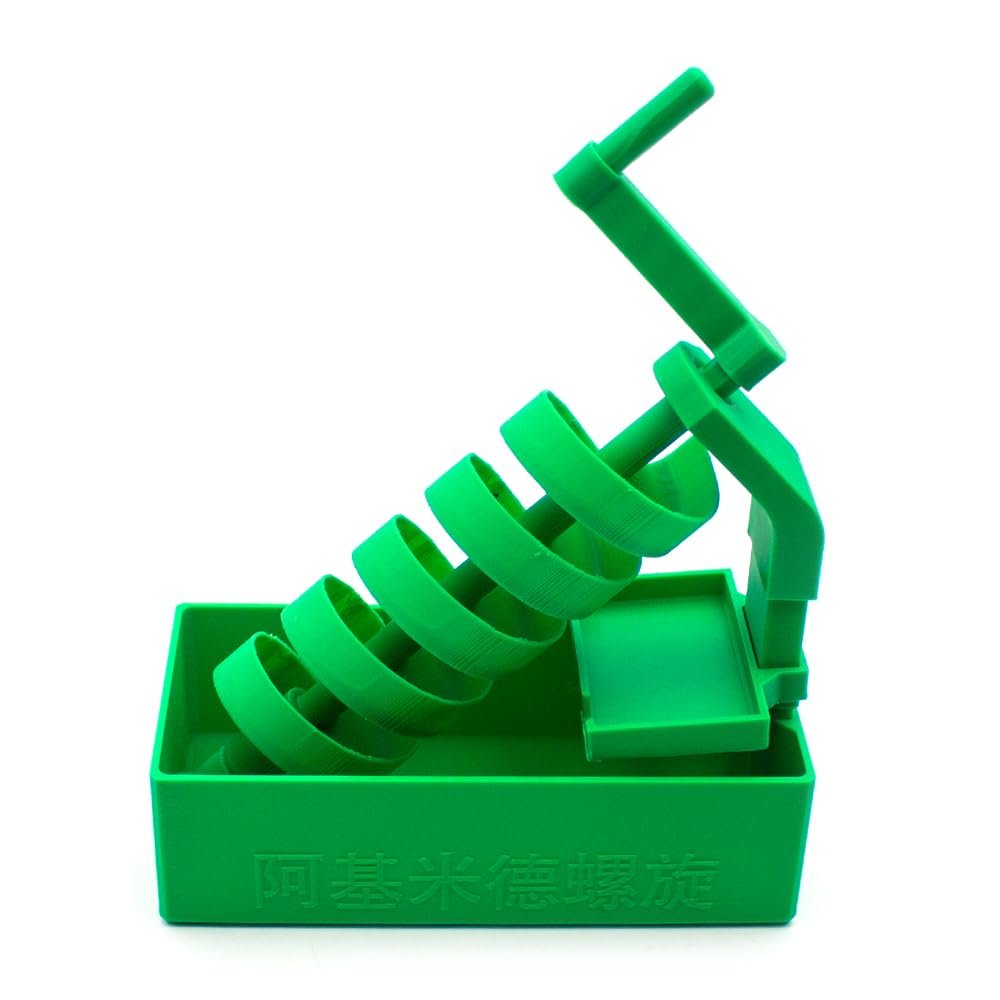 3D Printed Archimedes Screw Pump Model Physics Educational Display Office Desk Decor DIY Science Gift