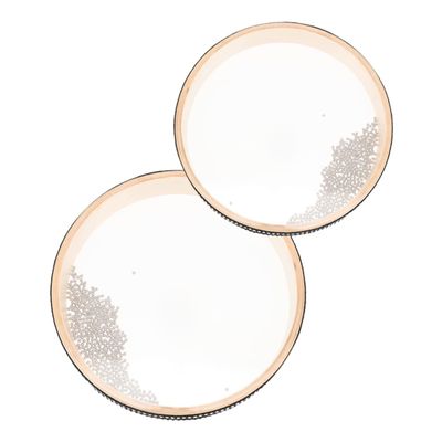 Abaodam 2pcs Boys and Girls Hand Drum Ocean Wave Bead Sea Sound Drum Musical Instrument Educational Toy