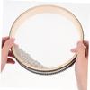 Abaodam 2pcs Boys and Girls Hand Drum Ocean Wave Bead Sea Sound Drum Musical Instrument Educational Toy view 2