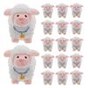 BCOATH 18pcs Miniature Sheep Figurines: Mini Sheep Figures Resin Animals Model Cake Topper for Fairy Garden Bonsai Micro Landscape Ornament DIY Craft view 1