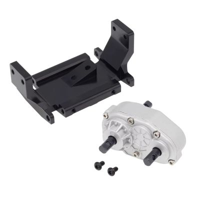 Compatible with Axial for SCX10 D90 D110 TF2 1/10 RC Crawler Parts Metal D90 Gearbox Transfer Case with 72MM Mount RC Car Accessories(White)