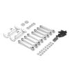 QTUONVD RC Upgrade Parts for MN D90 D91 D96 for MN98 99S 1/12 Metal Modified Connecting Rod Connecting Rod Bracket Remote Control Crawler Vehicle Upgrade Accessories(Silver) view 1
