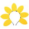 Garneck Sunflower Headband Cute Yellow Flower Headband Funny Sunflower Headdress for Birthday Parties and Festivals view 1