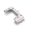 BOQEXSS for Axial for SCX10 for Wrangler for Cherokee 90047 90046 1/10 Metal CMS Servo Relocation Front Bumper Mount Upgrade Parts Repair Rc Bumpers(Silver) view 2