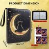 Card Binder 4 Pocket Holder 400 Cards With Zipper,Collection Binder Album Case with 50 Removable Sleeves for Trading Cards view 2