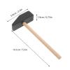 HEALSOPTHY 5Pcs Mini Wooden Hammer Safe DIY Mallet for Creative Play for Birthday Parties Learning Activities for Boys view 2