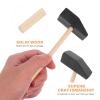 HEALSOPTHY 5Pcs Mini Wooden Hammer Safe DIY Mallet for Creative Play for Birthday Parties Learning Activities for Boys view 3