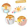HOOTNEE Pull String Silicone Sensory Pull for Early Educational for Boys for Brain Development Gripping Skills Lightweight Portable Fun view 3