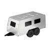 wheelfun 1/18 Scale Plastic Trailer Four Wheels Camper Trailer for C8818 Remote Control Rock Crawler Car Pickup Truck DIY Ornament Hobby Grade Model for Adult Hobby(Silver) view 1