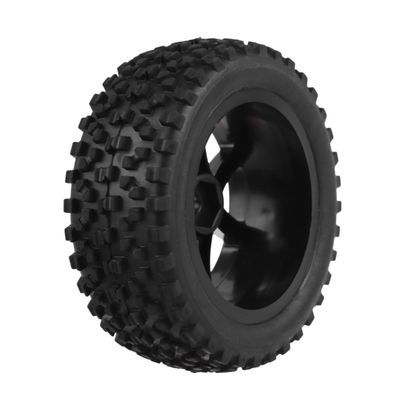 BESPORTBLE 4Pcs Off Road Vehicle Wheels for Rc Cars Black and Parts Compatible with Redcat and More for Small Car Enthusiasts
