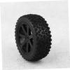BESPORTBLE 4Pcs Off Road Vehicle Wheels for Rc Cars Black and Parts Compatible with Redcat and More for Small Car Enthusiasts view 3