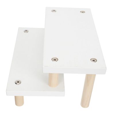 MAGICLULU Figures Display Rack Step Type Storage Stand for Figurines Dolls Collectibles Organizer Multi Purpose Desktop Shelf for Home Office