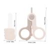 Abaodam 1Set Nail Clipper for Newborns Cartoon Manicure Tools with Ergonomic Design Safe Nail Scissors and Polishing File for Nail Care view 2