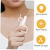 Abaodam 1Set Nail Clipper for Newborns Cartoon Manicure Tools with Ergonomic Design Safe Nail Scissors and Polishing File for Nail Care view 3