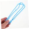 NOLITOY 12Pcs Neon Plastic Necklaces for Masquerade Parties Durable Carnival Beads Jewelry for Women Retro Choker Necklaces Colors for Halloween Christmas view 4
