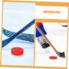 Abaodam 6pcs Lightweight PVC Ice Hockey Pucks for Indoor and Outdoor Games Practical Replacement Accessories for Training and Competition view 3