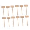 SUPVOX 12Pcs Solid Wood Mini Hammers for Educational for Hand Eye Coordination and Dexterity Development Round Hitting Hammer for Preschoolers view 1