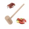 SUPVOX 12Pcs Solid Wood Mini Hammers for Educational for Hand Eye Coordination and Dexterity Development Round Hitting Hammer for Preschoolers view 2