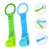 Abaodam 4pcs Baby Pull Up Rings for Toddlers Infant Walking Helper Stand Up Pull Rings for Playpen and Cot Nursery Training Handle for Baby for Standing and Walking Support view 3