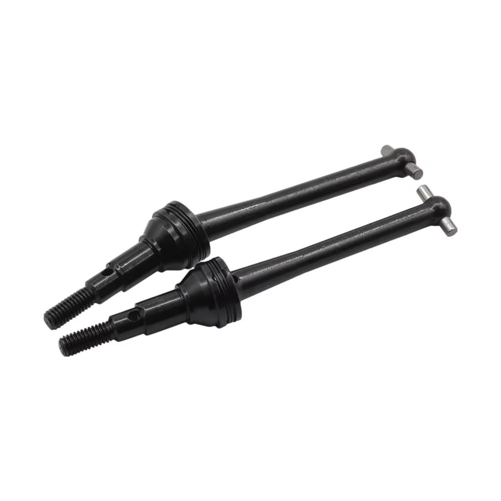 tctrbvv RC Drive Shaft for MJX for Hyper Go 16207 16208 16209 16210 H16 14209 14210 RC Car Upgrade Parts Accessories Metal Drive Shaft CVD 2pcs Driveshaft(Black)
