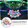 Mikinona 1Set Colorful Numbered Raffle Drawing Balls for Party Games to High Elasticity Balls Durable Bar Game Props for Home Parties Events view 2