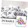 Mikinona 1Set Colorful Numbered Raffle Drawing Balls for Party Games to High Elasticity Balls Durable Bar Game Props for Home Parties Events view 3