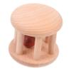 BESPORTBLE Wooden Rattle for Boy Girl Educational Handbell Plaything Enhances Sensory Development for Years for Indoor Improves Fine Motor Skills and Parent view 1
